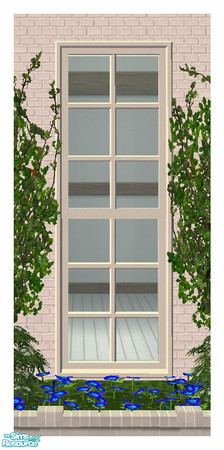 Sims 2 — BH Plain Long Window 1Tile Straight by simtomatic — In order to use this file, you'll need the Master File, BH