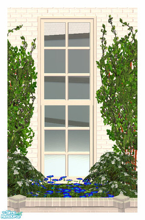 Sims 2 — BH Plain Long Window 1Tile Diagonal by simtomatic — In order to use this file, you'll need the Master File, BH