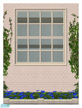 Sims 2 — BH Plain Short Window 2Tile Straight by simtomatic — In order to use this file, you'll need the Master File, BH