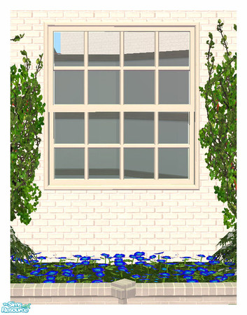 Sims 2 — BH Plain Short Window 2Tile Diagonal by simtomatic — In order to use this file, you'll need the Master File, BH