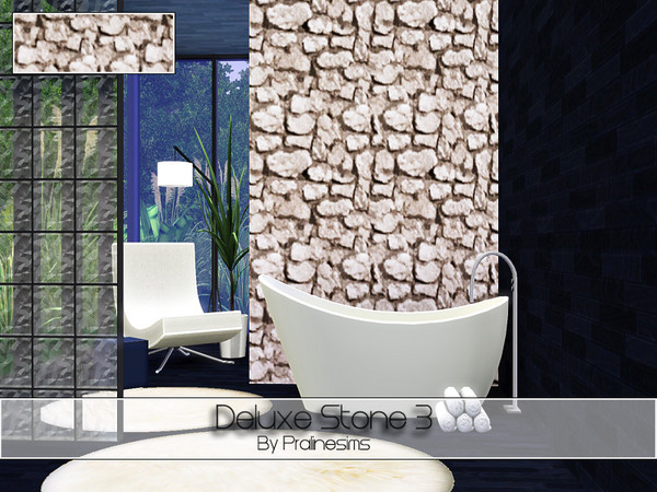 Sims 3 — Deluxe Stone 3 by Pralinesims — By Pralinesims: Rock/Stone Category