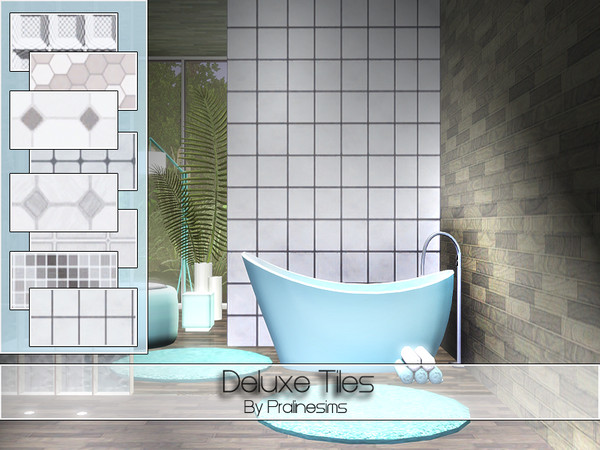 Sims 3 — Deluxe Tiles by Pralinesims — By Pralinesims