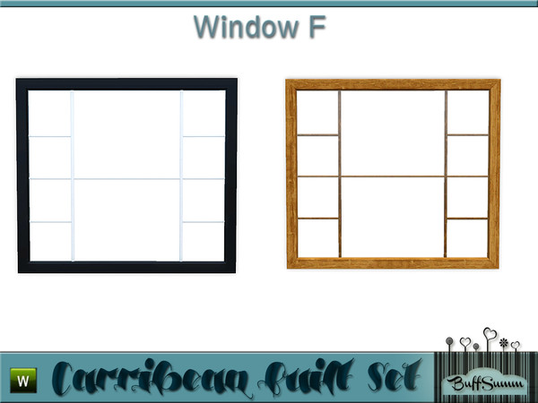 Sims 3 — Caribbean Built Window F by BuffSumm — Part of the *Caribbean Built Set* ***TSRAA***