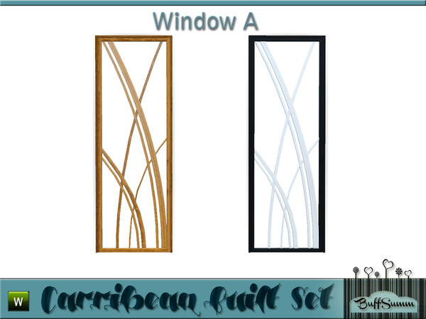 Sims 3 — Caribbean Built Window A by BuffSumm — Part of the *Caribbean Built Set* ***TSRAA***