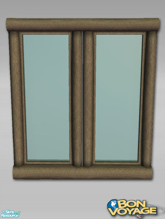 Sims 2 — Mountain Double Window - Mesh by Shakeshaft — Part of a set of additional Mountain Doors and Windows, set