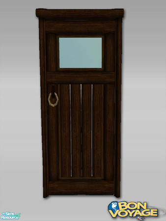 Sims 2 — Mountain Single Door - Recol 02 by Shakeshaft — Part of a set of additional Mountain Doors and Windows, set