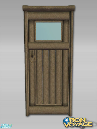 Sims 2 — Mountain Single Door - Diagonal Mesh by Shakeshaft — Part of a set of additional Mountain Doors and Windows, set