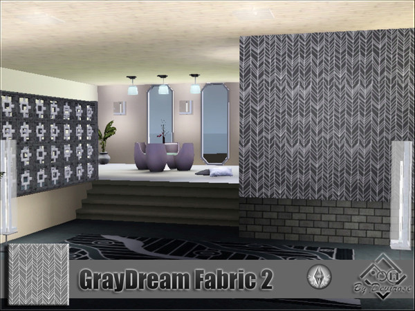Sims 3 — GrayDream Fabric 2 by Devirose — Gray fabric design,modern texture-.Base game compatible,no need EP,created with