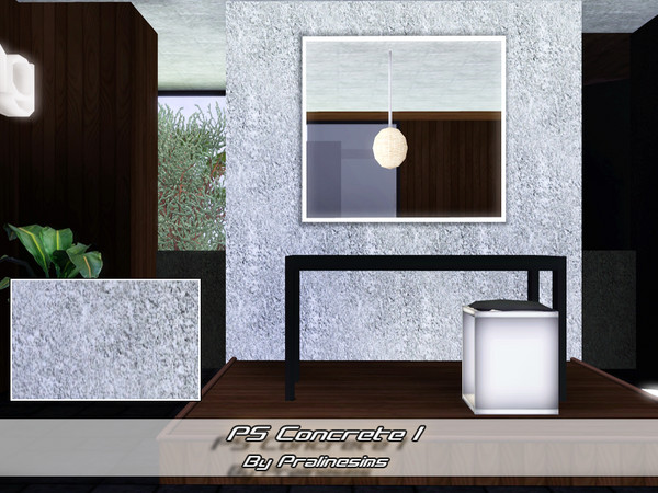 Sims 3 — Concrete  by Pralinesims — By Pralinesims