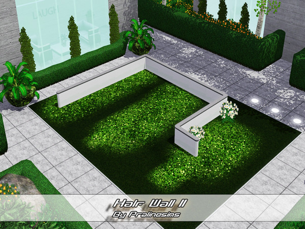 Sims 3 — Half Wall 2 by Pralinesims — By Pralinesims