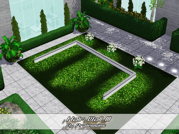 Sims 3 — Half Wall 3 by Pralinesims — By Pralinesims