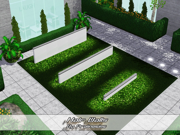 Sims 3 — Half Walls by Pralinesims — By Pralinesims 
