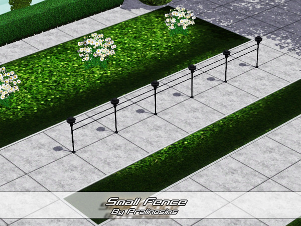 Sims 3 — Small Fence by Pralinesims — By Pralinesims