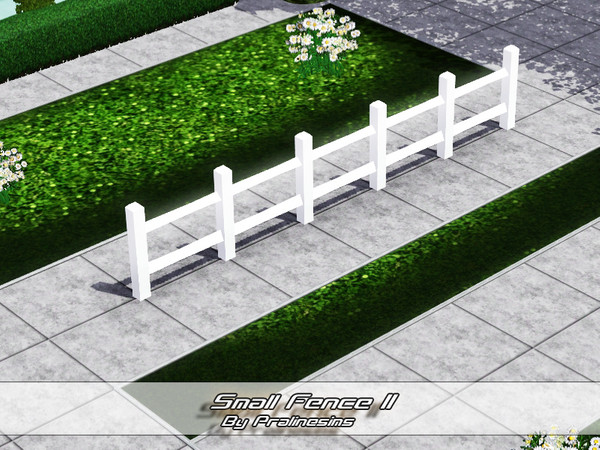 Sims 3 — Small Fence 2 by Pralinesims — By Pralinesims