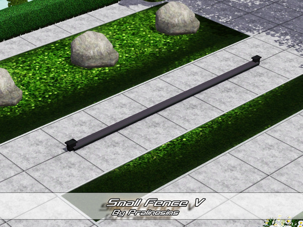 Sims 3 — Small Fence 5 by Pralinesims — By Pralinesims
