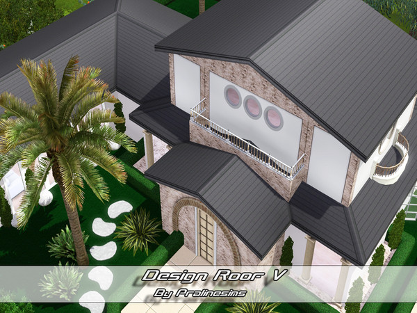 Sims 3 — Design Roof V by Pralinesims — by Pralinesims