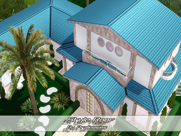Sims 3 — Style Roof  by Pralinesims — By Pralinesims
