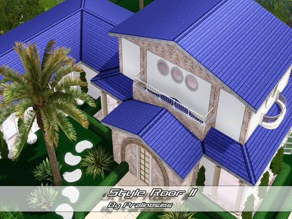 Sims 3 — Style Roof II by Pralinesims — By Pralinesims
