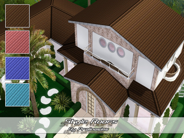 Sims 3 — Style Roofs by Pralinesims — By Pralinesims