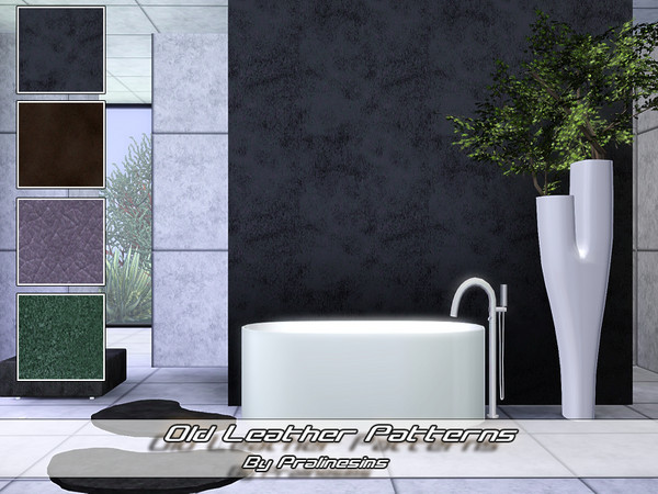 Sims 3 — Old Leather Patterns by Pralinesims — By Pralinesims