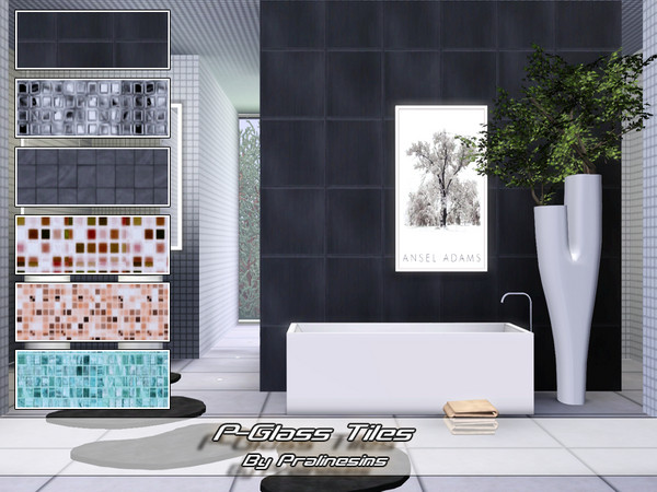 Sims 3 — Glass Tiles by Pralinesims — By Pralinesims