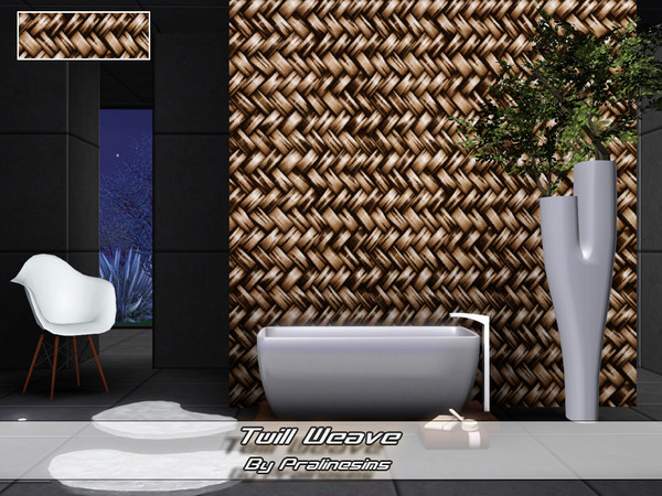 Sims 3 — Twill Weave by Pralinesims — By Pralinesims under:Weave/Wicker