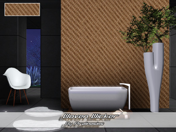 Sims 3 — Woven Wicker  by Pralinesims — By Pralinesims under:Weave/Wicker