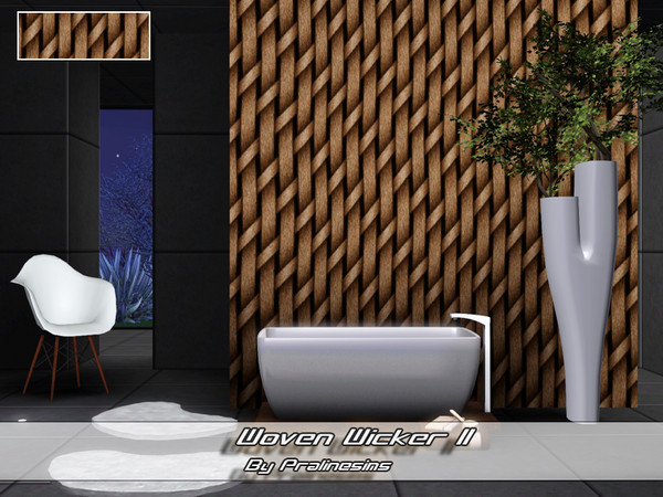 Sims 3 — Woven Wicker II by Pralinesims — By Pralinesims under:Weave/Wicker