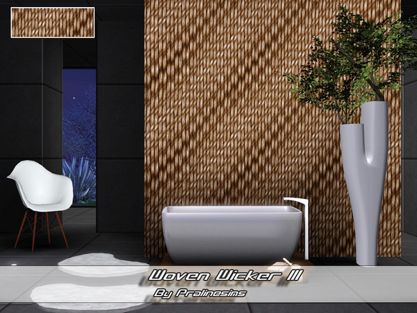 Sims 3 — Woven Wicker III by Pralinesims — By Pralinesims under:Weave/Wicker