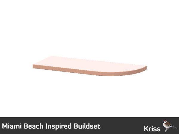 Sims 3 — Miami Beach Awning Right Corner by Kriss — For that special Miami Beach look. Made by Kriss@TSR. TSRAA.