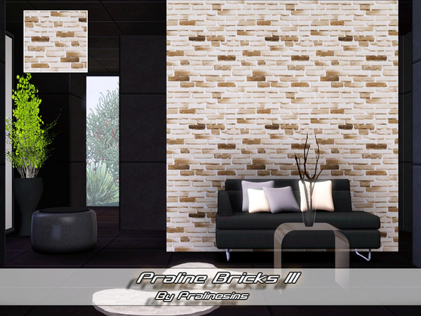 Sims 3 — Praline Bricks III by Pralinesims — By Pralinesims under: Masonry