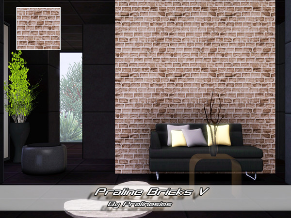 Sims 3 — Praline Bricks V by Pralinesims — By Pralinesims under: Masonry
