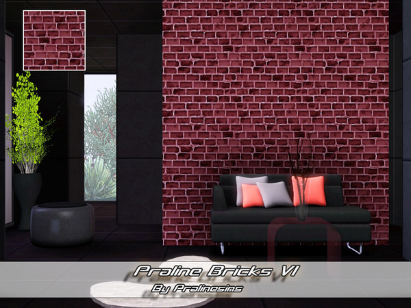 Sims 3 — Praline Bricks VI by Pralinesims — By Pralinesims under: Masonry