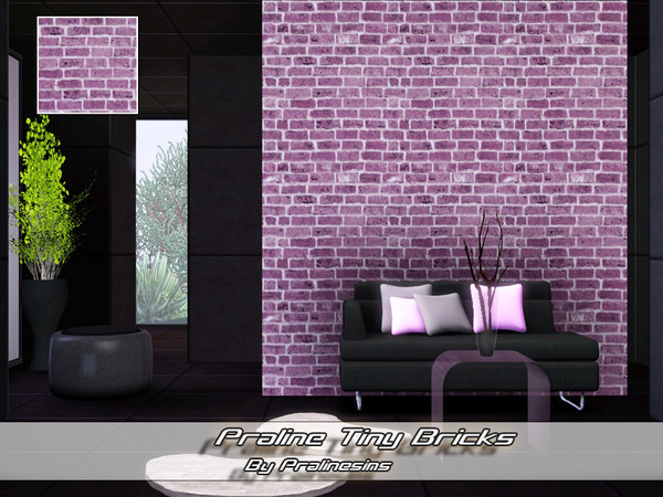 Sims 3 — Praline Tiny Bricks by Pralinesims — By Pralinesims under: Masonry