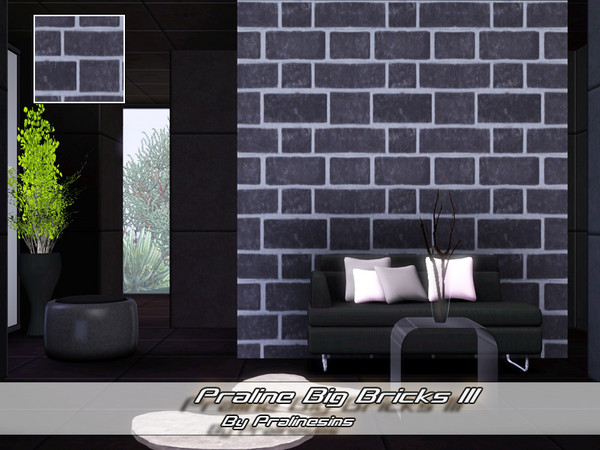 Sims 3 — Praline Big Bricks III by Pralinesims — By Pralinesims under: Masonry
