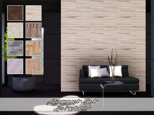 Sims 3 — Parquet Set by Pralinesims — By Pralinesims