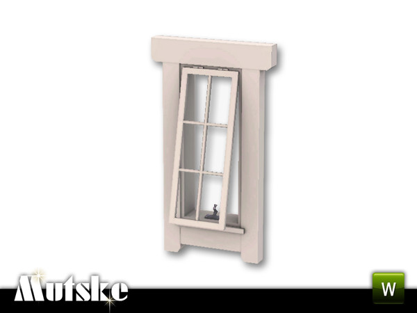 Sims 3 — Fana Window Counter Small Open 1x1 by Mutske — Scandinavian type of window. Made of good quality timber and good