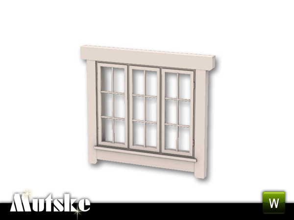 Sims 3 — Fana Window Counter 2x1 by Mutske — Scandinavian type of window. Made of good quality timber and good isolating