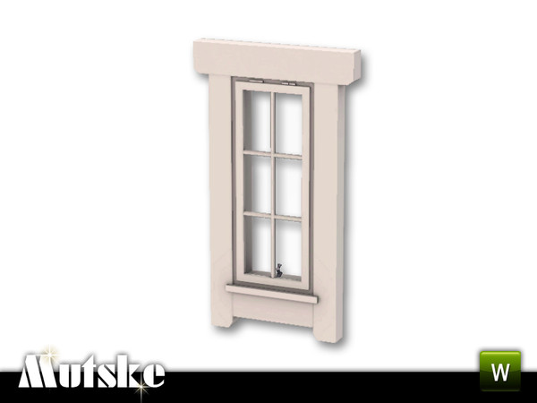 Sims 3 — Fana Window Counter Small 1x1 by Mutske — Scandinavian type of window. Made of good quality timber and good