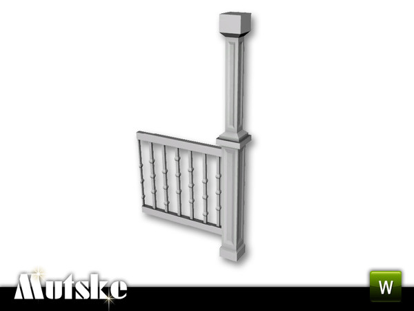 Sims 3 — Fana Fence by Mutske — Scandinavian type of fence to match the Fana Buildingset. Made of good quality timber. 2