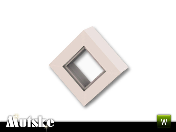 Sims 3 — Fana Window Dormer 1x1 by Mutske — Scandinavian type of window. Made of good quality timber and good isolating