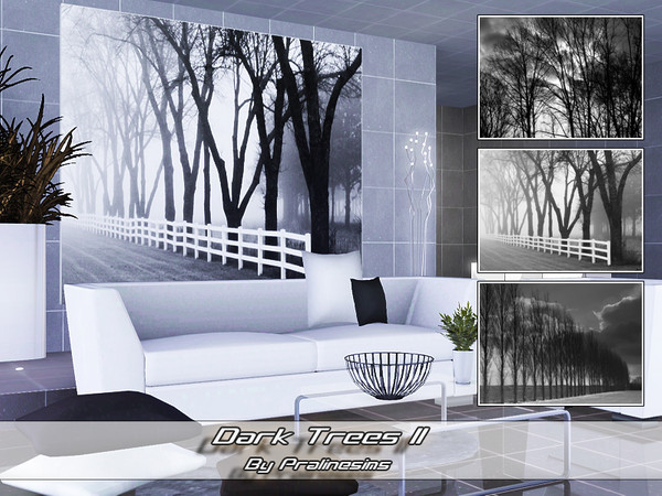 Sims 3 — Dark Trees 2 by Pralinesims — By Pralinesims
