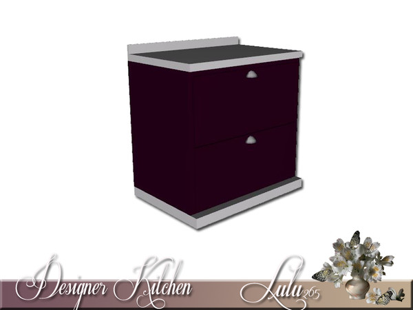 Sims 3 — Designer Kitchen Counter by Lulu265 — Part of the Designer Kitchen Set Fully CAStable Made by Lulu265 for TSR.