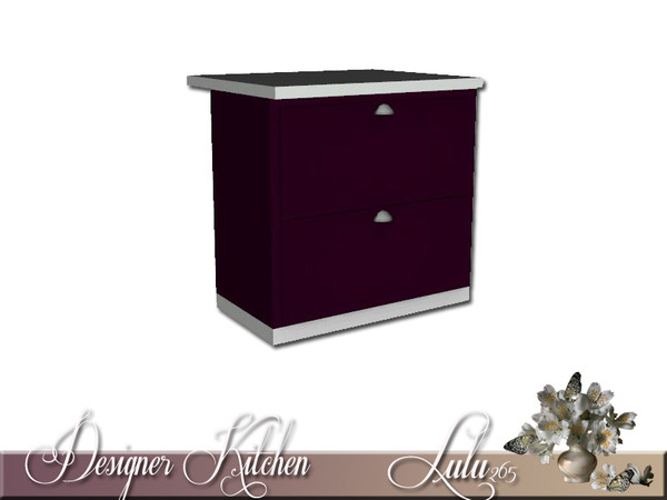 Sims 3 — Designer Kitchen Island by Lulu265 — Part of the Designer Kitchen Set Fully CAStable Made by Lulu265 for TSR.