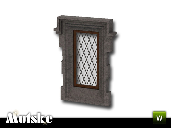 Sims 3 — Tudor Window Counter 1x1 by Mutske — Tudor style window with traditional material like wood, stone and lead. 4