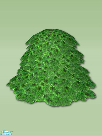 Sims 2 — Oriental Small Shrub - Mesh by Shakeshaft — Part of a set of objects for you to create an Oriental Style Garden