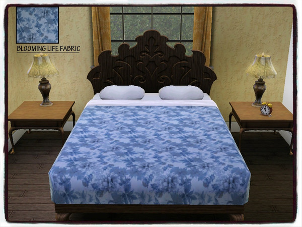 Sims 3 — Blooming Life - *PATTERN* by Xodess — Flower fabric pattern for any use you desire; whether it be to place it as