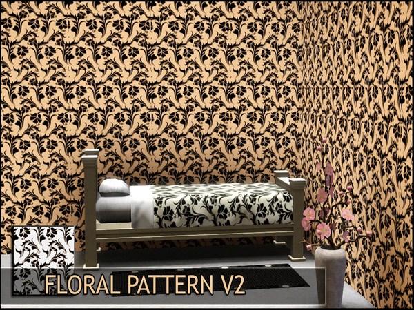 Sims 3 — Floral Pattern 2 by mix_666 — Floral Pattern2