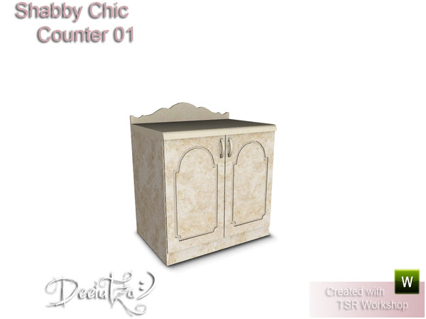 Sims 3 — Shabby Chic Counter 01 by deeiutza — By deeiutza @TSR