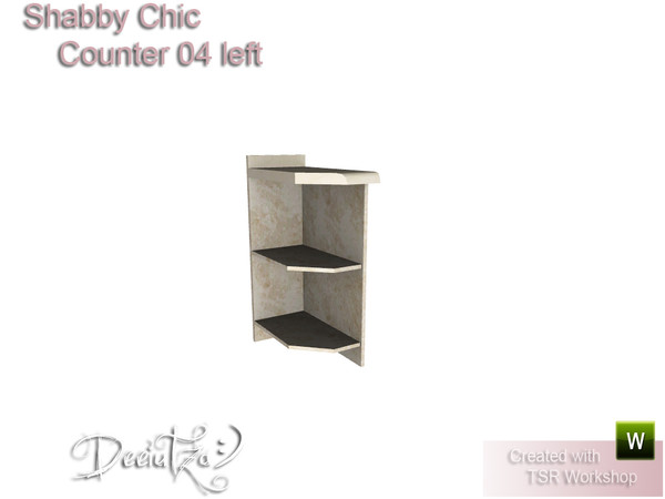 Sims 3 —  Shabby Chic Counter 04 Left by deeiutza — By deeiutza @TSR
